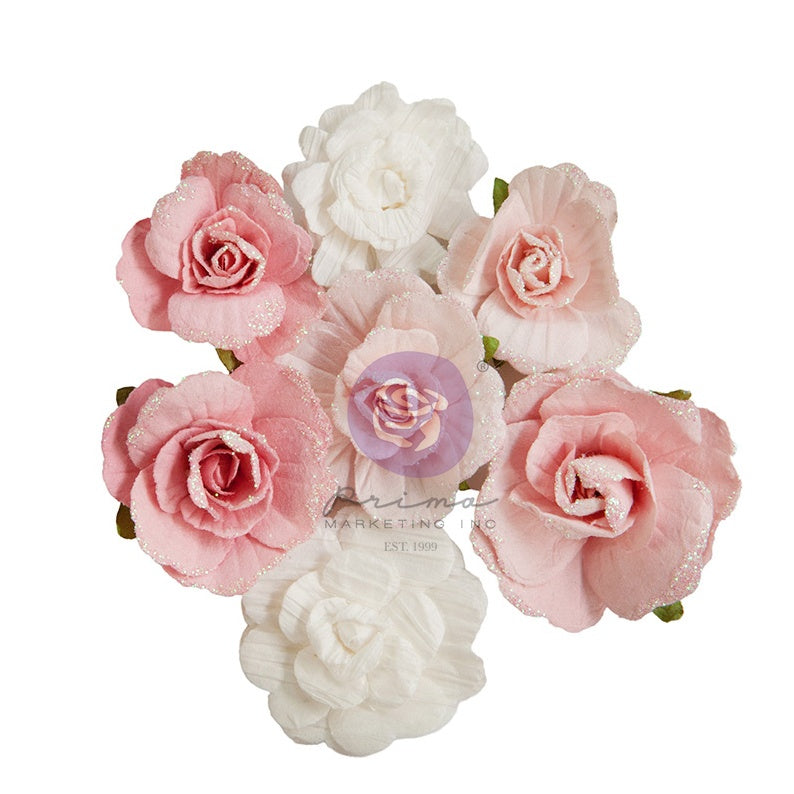 Prima - Candy Cane Lane - Paper Flowers - Christmas Wonderland