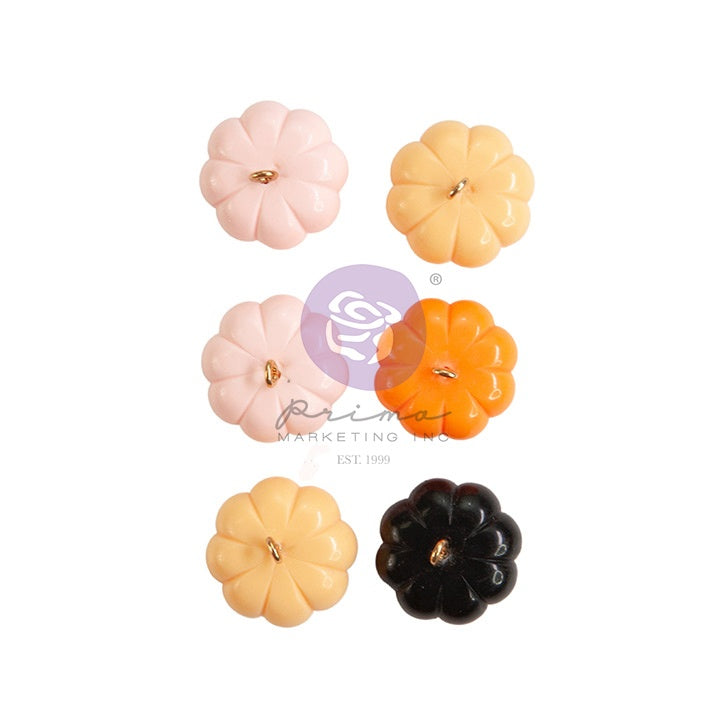 Prima - Luna - Enamel Charms - Pumpkin