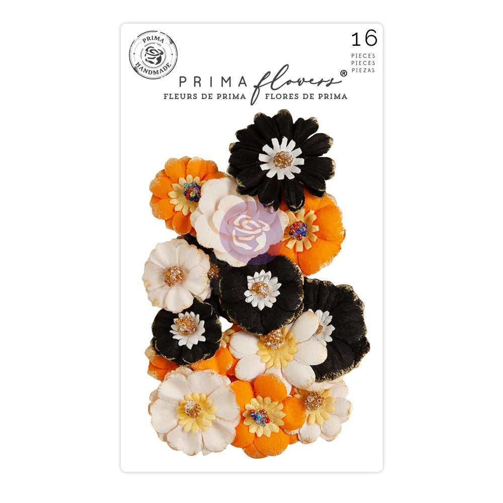 Prima - Luna - Paper Flowers - Halloween Mix