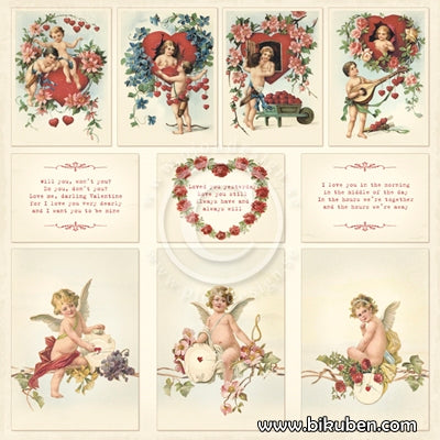 Pion Design - Images from the Past - To my Valentine  12x12"