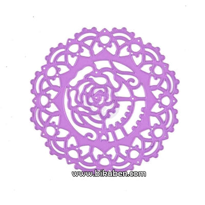 Prima - Purple Metal Die - Lace Rose