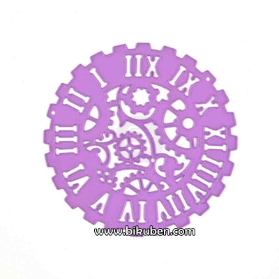 Prima - Purple Metal Die - Vintage Clock