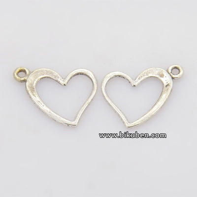 Charms - Antique Silver - Sweet Hearts