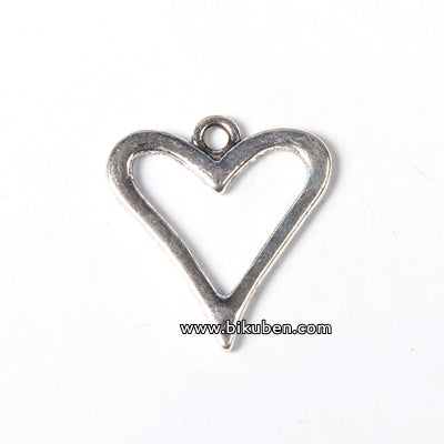 Charms - Antique Silver - Heart