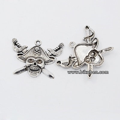 Charms - Antique Silver - Pirat