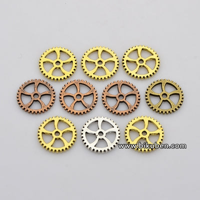 Charms - Antique Metall Mix - Gears 2