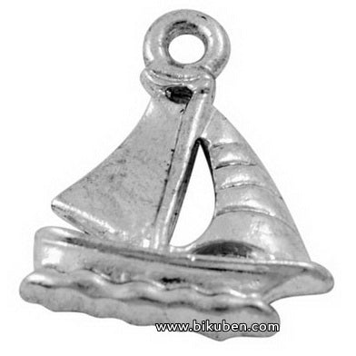 Charms - Antique Silver - Seilbåt