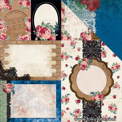 BoBunny - Love & Lace - Passion 12x12"