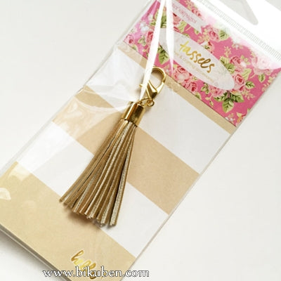Webster's Pages - Charm Embellishement - Gold Tassel