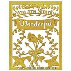 Spellbinders - Shapeabilities - Simply Wonderful Dies