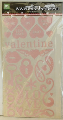 Making Memories - Velvet Stickers - Love