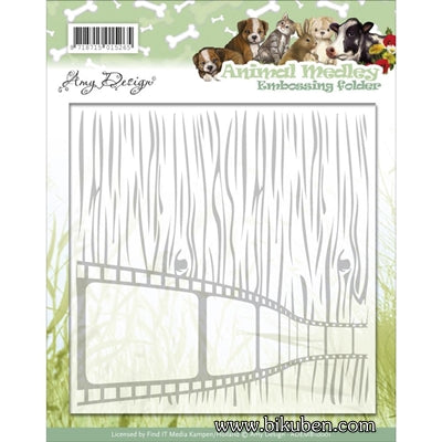 Amy Design - Embossing Folder - Animal Medley