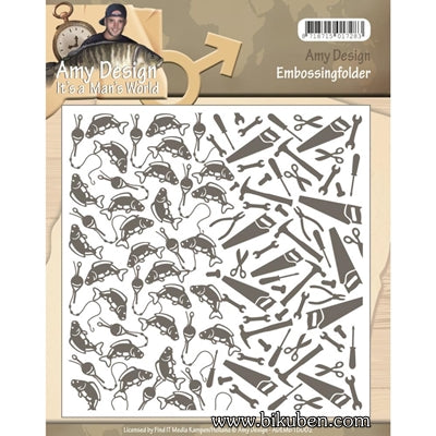 Amy Design - Embossing Folder - A Man's World