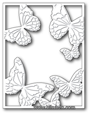 Memory Box - Hovering Butterfly Frame Die