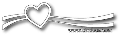 Poppystamps - Dies - Heart Swoosh