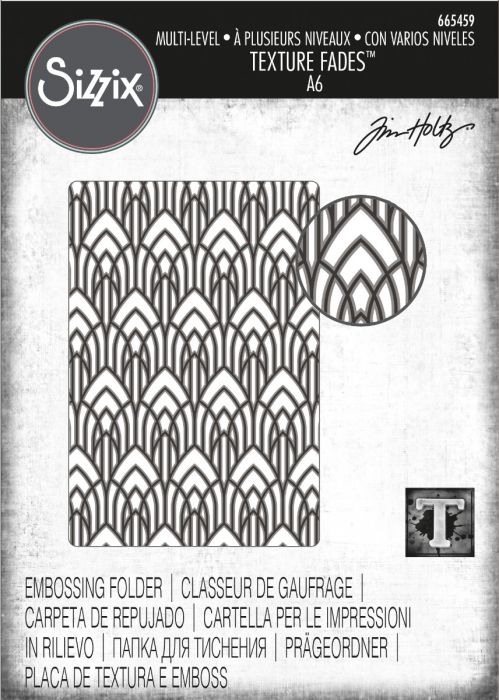 Tim Holtz - Multi Level Embossing Folder - Arched