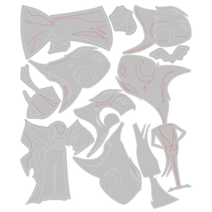 Sizzix - Tim Holtz Alterations - Thinlits - Colorize - The Count