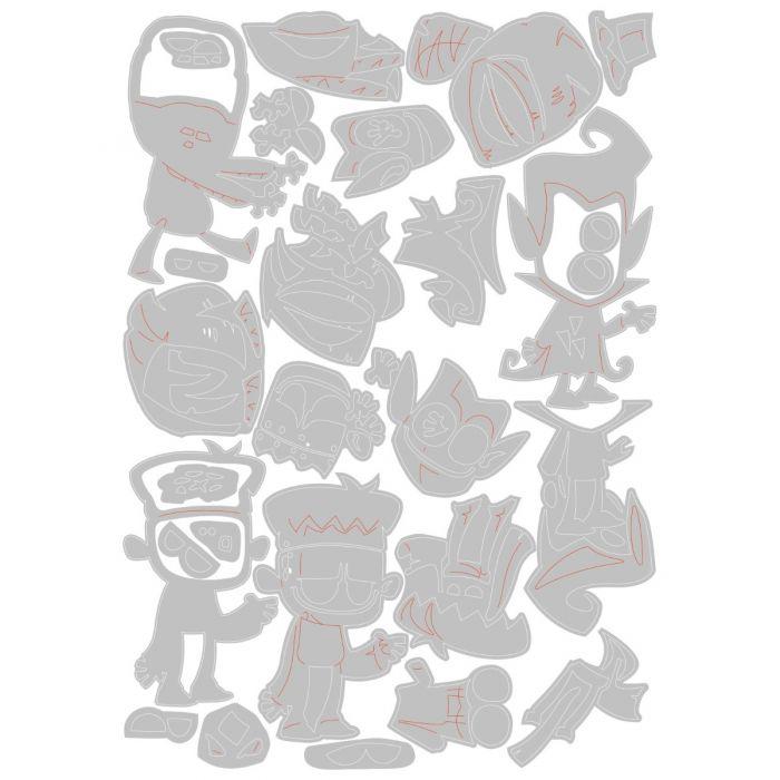 Sizzix - Tim Holtz Alterations - Thinlits - Colorize - Costume Party