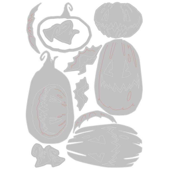 Sizzix - Tim Holtz Alterations - Thinlits - Colorize - Pumpkin Patch