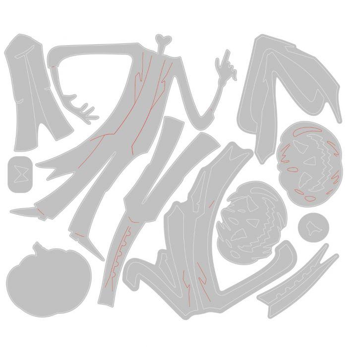 Sizzix - Tim Holtz Alterations - Thinlits - Colorize - Pumpkinhead