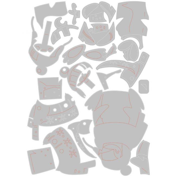 Sizzix - Tim Holtz Alterations - Thinlits - Eugene