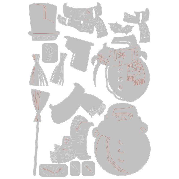 Sizzix - Tim Holtz Alterations - Thinlits - Winston