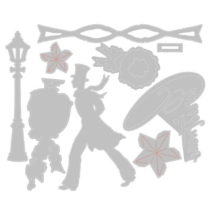 Sizzix - Tim Holtz Alterations - Thinlits - Vault Series Christmas 2021