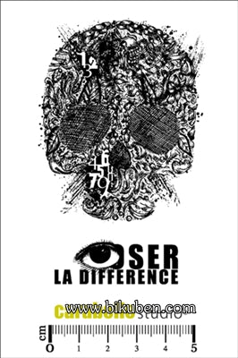 Carabelle - Cling Stamps - Tête de Mort, Oser La Difference