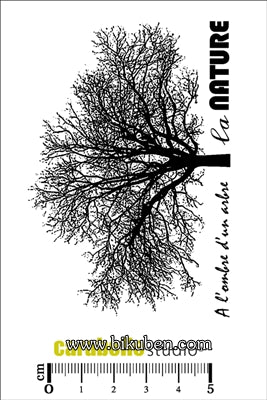Carabelle - Cling Stamps - Arbre, La Nature