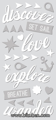 Paper House - Nautical  - Puffy Epoxy Stickers