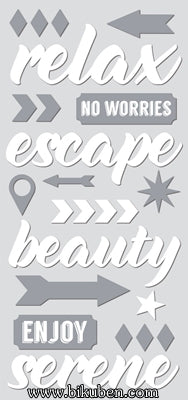 Paper House - At the Beach - Puffy Stickers