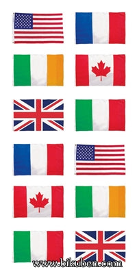 Paper House - Flags - Sticky Pix