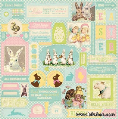 Authentique - Springtime - Detail Stickers 12x12"