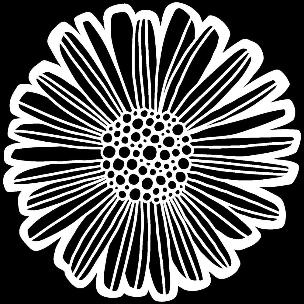 Crafters Workshop - Stencil - Felicia Daisy  -  6 x 6"