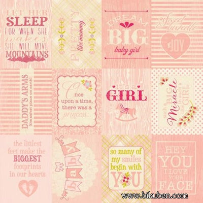 Authentique - Cuddle Girl - Six 12x12"