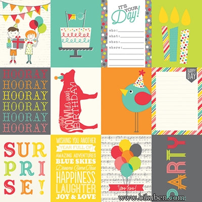Simple Stories - Let's Party - Journaling Card Elements 12x12"