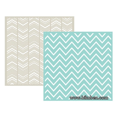 Lifestyle Crafts - Embossing Folder - Chevron