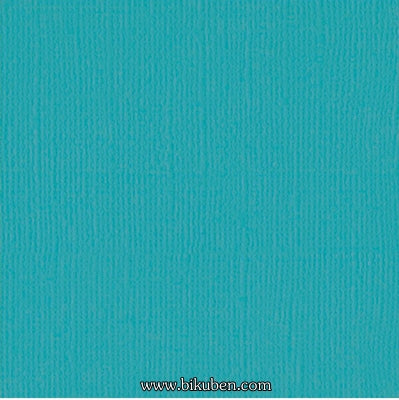 Bazzill - Canvas - Peacock 12x12" blå kartong