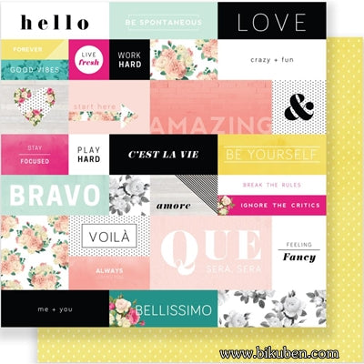 Pink Paislee - C'est La Vie - #1 12x12"