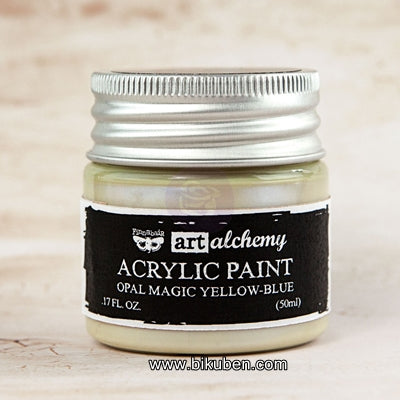 Prima - Art Alchemy by Finnabair - Acrylic Paints - Opal Magic Yellow-Blue