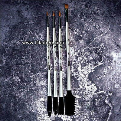 Prima - Art Basics by Finnabair - Doublesided Texture Brushes