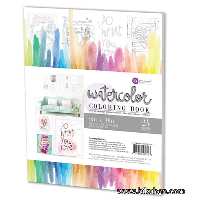 Prima - Watercolor Coloring Book - Paper Pad