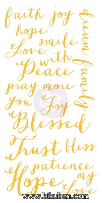 Prima - Adhesive Rub-Ons - Script 1