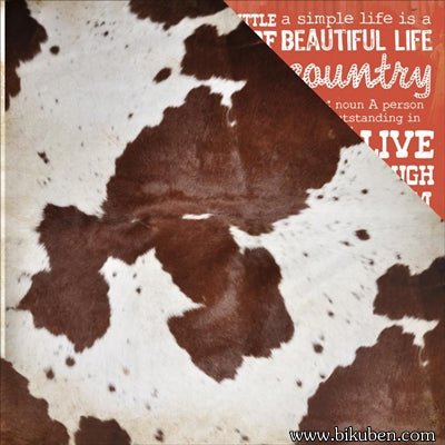 KaiserCraft - Old Mac - Cowhide 12x12"