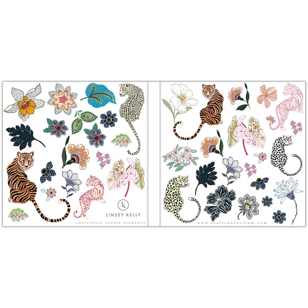 Craft Consortium - Enchanted Jungle - Paper Pad - 6 x 6"