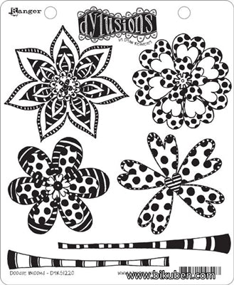 Dylusions - Stamps - Doodle Blooms