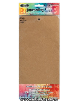 Dylusions - Mixed Media - Journaling Tags #12 - Kraft