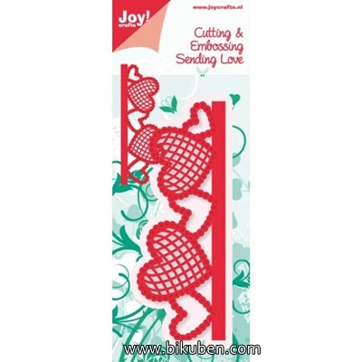 Joy! Craft Dies - Border with Lace Heart Dies