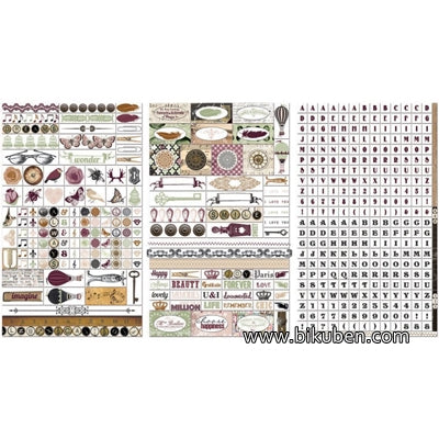 BoBunny - Beautiful Dreams - Clear Stickers