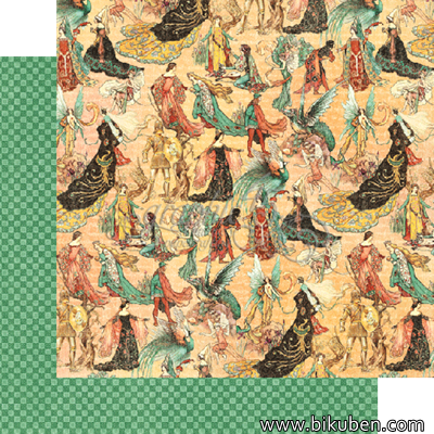 Graphic45 - Enchanted Forest - Dazzling Damsel 12x12"